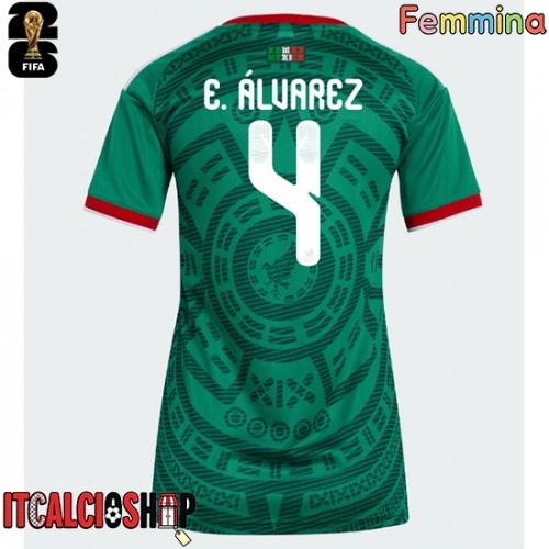 Messico Edson Alvarez #4 Prima Maglia Femmina Mondiali 2026 Manica Corta